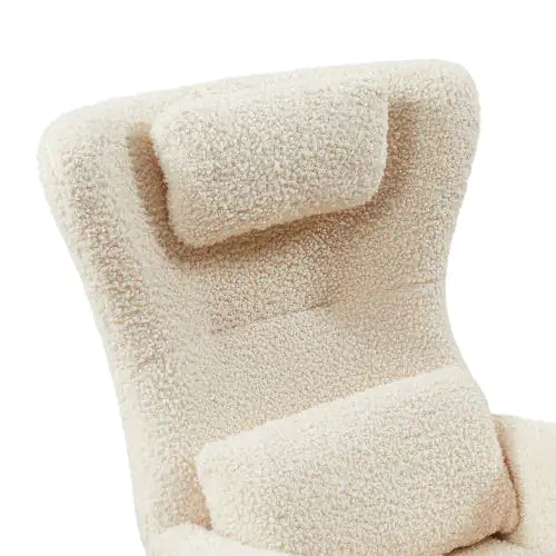 Modern Nursery Rocking Chair for Baby Nursery - Beige Nursing Chair