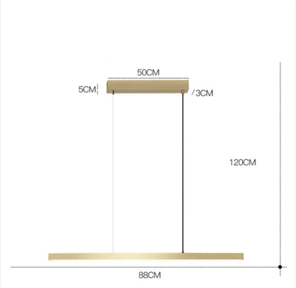 Modern Nordic Minimalist Chandelier